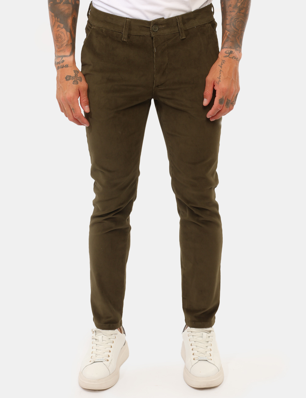 PA17SA26-TC1258-OC_VERDE_AI26_5 Pantalone Concept83 Verde - Pantalone Concept83 Verde da uomo Il Pantalone CONCEPT83 Verde da uomo è una proposta versatile