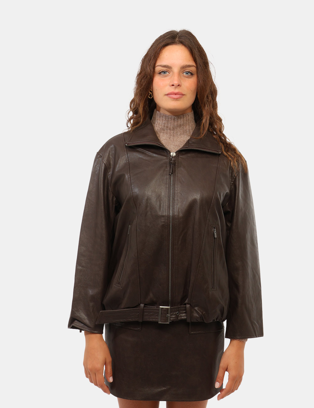 PL4024525_TRAIL-BROWN-P874_AI26_7 Giacca Pepe Jeans Marrone - Giacca PEPE JEANS Marrone da donna La Giacca PEPE JEANS Marrone da donna è un capospalla dal car