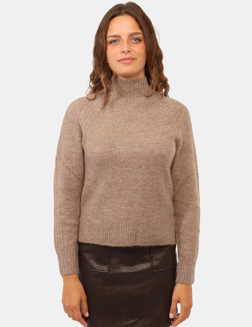 PL7000180_DARK-STONE-BEIGE-P860_AI26_5 Maglia Pepe Jeans Beige - Maglia PEPE JEANS Beige da donna La Maglia PEPE JEANS Beige da donna è un capo morbido e versatile
