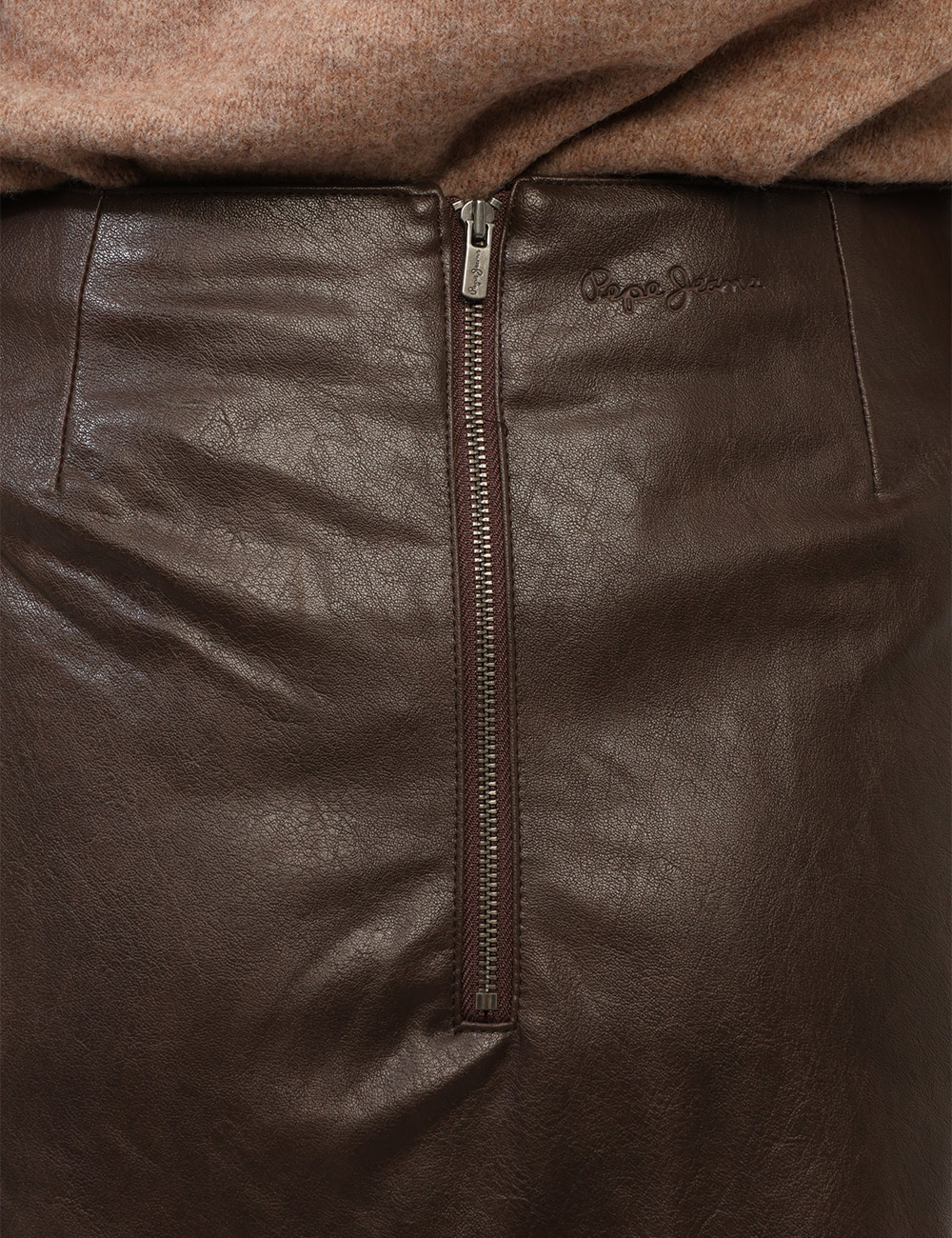 PL9011962_TRAIL-BROWN-P874_AI26_5 Gonna Pepe Jeans Marrone - Gonna PEPE JEANS Marrone da donna La Gonna PEPE JEANS Marrone da donna è un capo dal carattere co