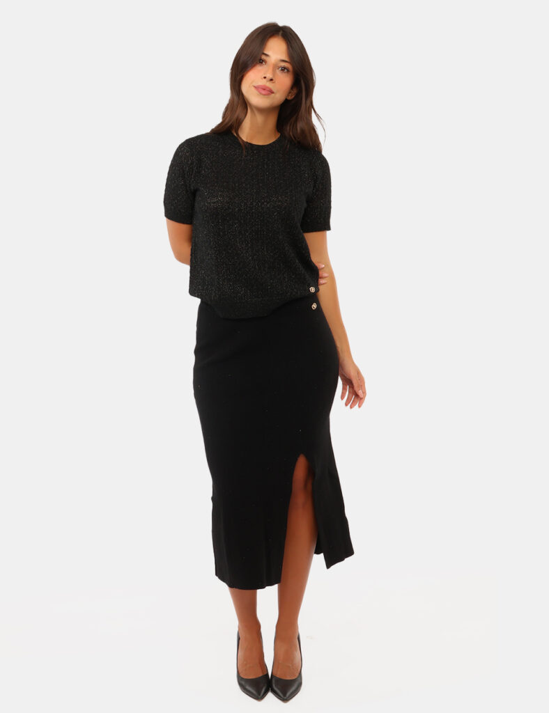 Abbigliamento donna scontato - Gonna Yes Zee Nera