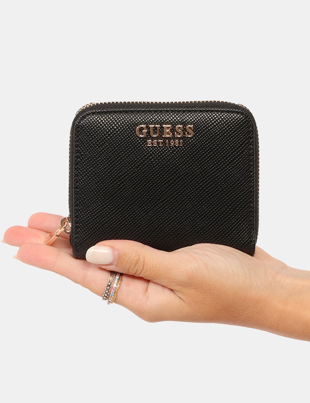 SWZG74-59137-OA_BLACK_AI25_1 Portafoglio Guess Nero - Portafoglio GUESS Nero da donna Il Portafoglio GUESS Nero da donna è un accessorio elegante e versa