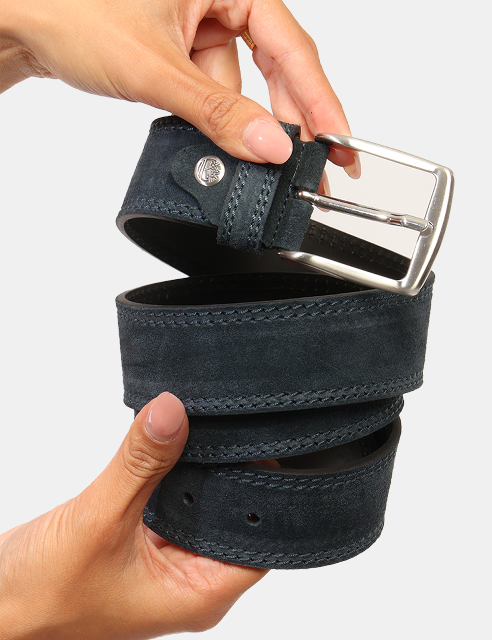 TB0RB004_NAVY_AI26_1 Cintura Timberland Blu - Cintura Timberland Blu da uomo La Cintura TIMBERLAND Blu da uomo è un accessorio versatile e ricerc