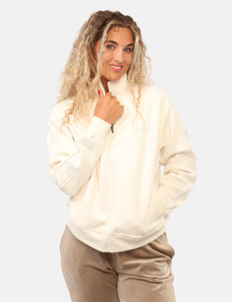 Abbigliamento donna scontato - Felpa Guess Bianca