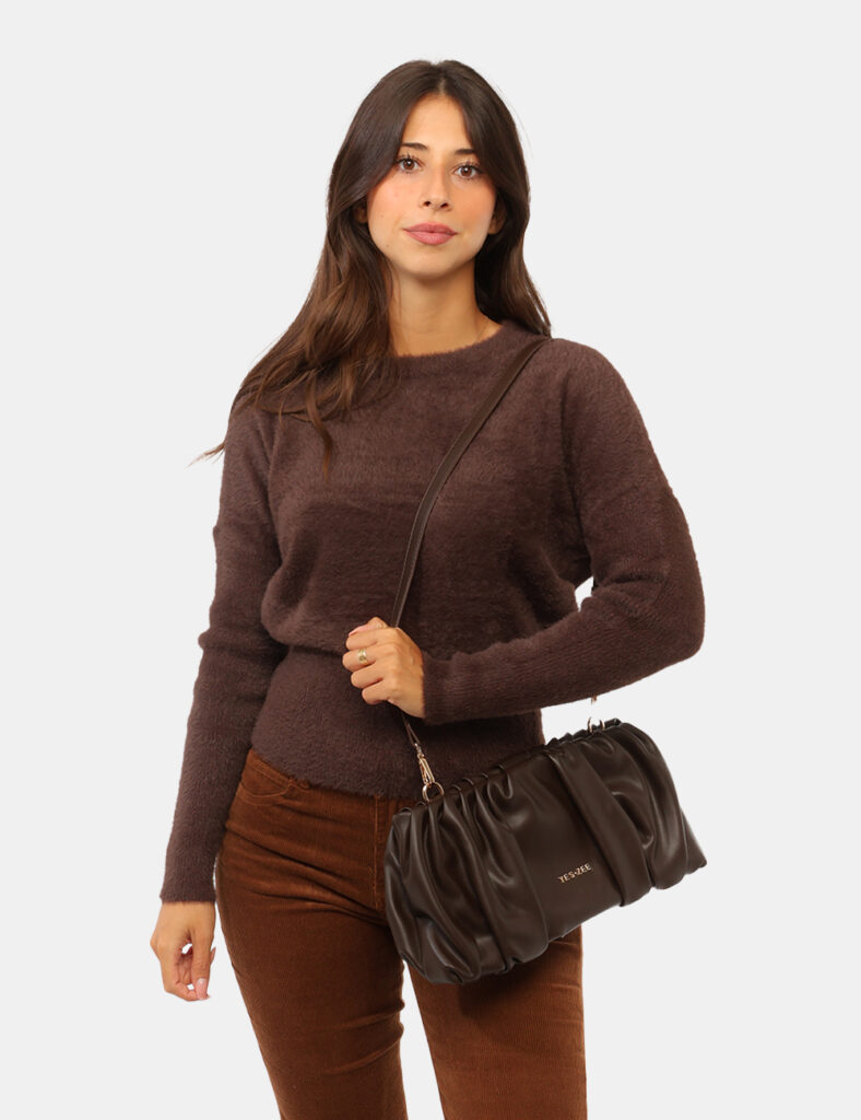 Borsa Yes Zee Marrone