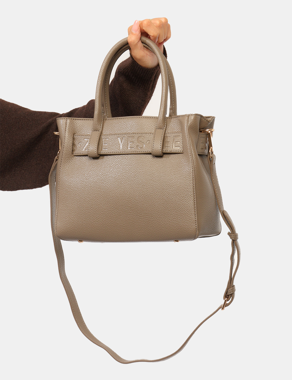 W026-AQ00_TORTORA_AI26_4 Borsa Yes Zee Grigia - Borsa YES ZEE Grigia da donna La Borsa YES ZEE Grigia da donna è un accessorio versatile e contempora