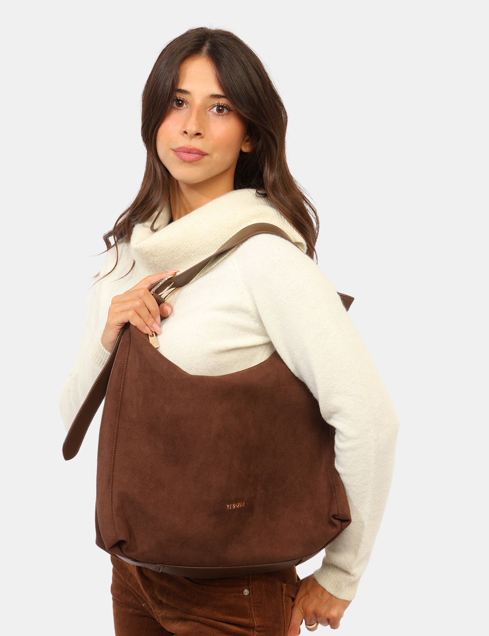 W033-AR00_MORO_AI26_1 Borsa Yes Zee Marrone - Borsa YES ZEE Marrone da donna La Borsa YES ZEE Marrone da donna è un accessorio versatile dal desig