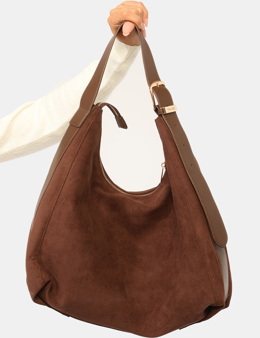 W033-AR00_MORO_AI26_3 Borsa Yes Zee Marrone - Borsa YES ZEE Marrone da donna La Borsa YES ZEE Marrone da donna è un accessorio versatile dal desig