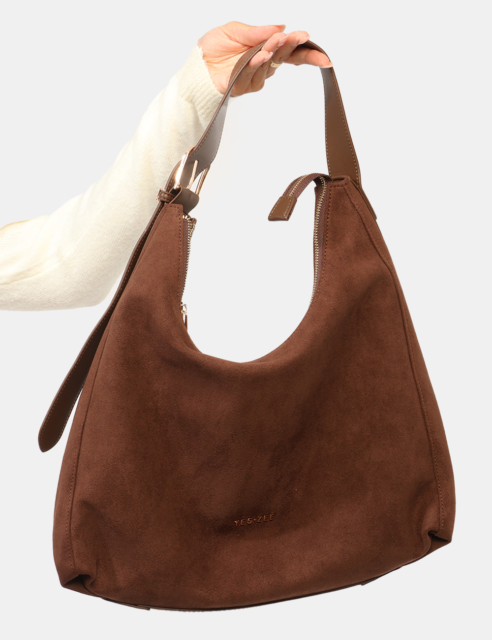 W033-AR00_MORO_AI26_4 Borsa Yes Zee Marrone - Borsa YES ZEE Marrone da donna La Borsa YES ZEE Marrone da donna è un accessorio versatile dal desig