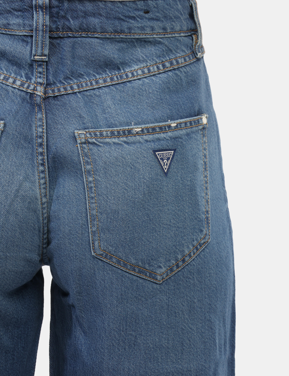 W6GA82-D0685-SC_CARTAGENA-BAY_AI26_4 Jeans Guess Azzurro - Jeans Guess Azzurro da donna Il Jeans GUESS Azzurro da donna è un modello contemporaneo e versatile, i