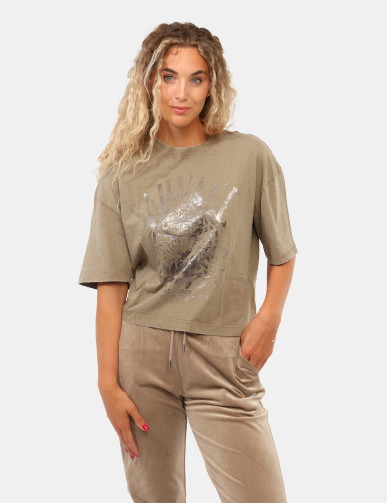 Abbigliamento donna scontato - T-shirt Guess Verde