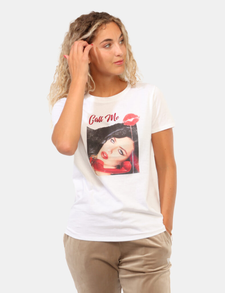 Abbigliamento donna scontato - T-shirt Guess Bianca