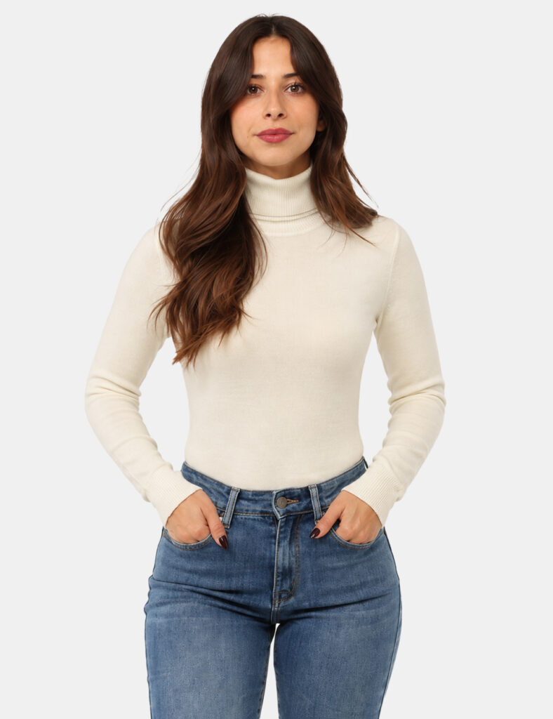 Abbigliamento donna scontato - Maglia Rue De Clerie Panna