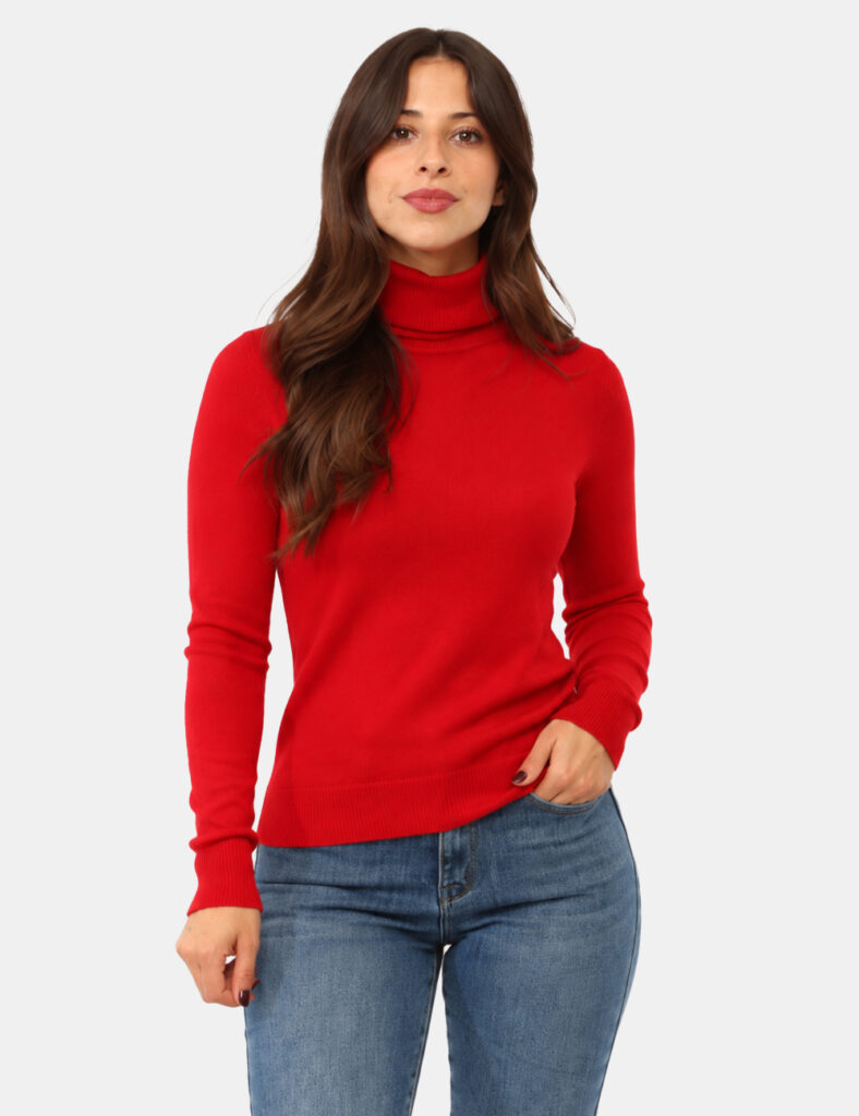 Abbigliamento donna scontato - Maglia Rue De Clerie Rossa