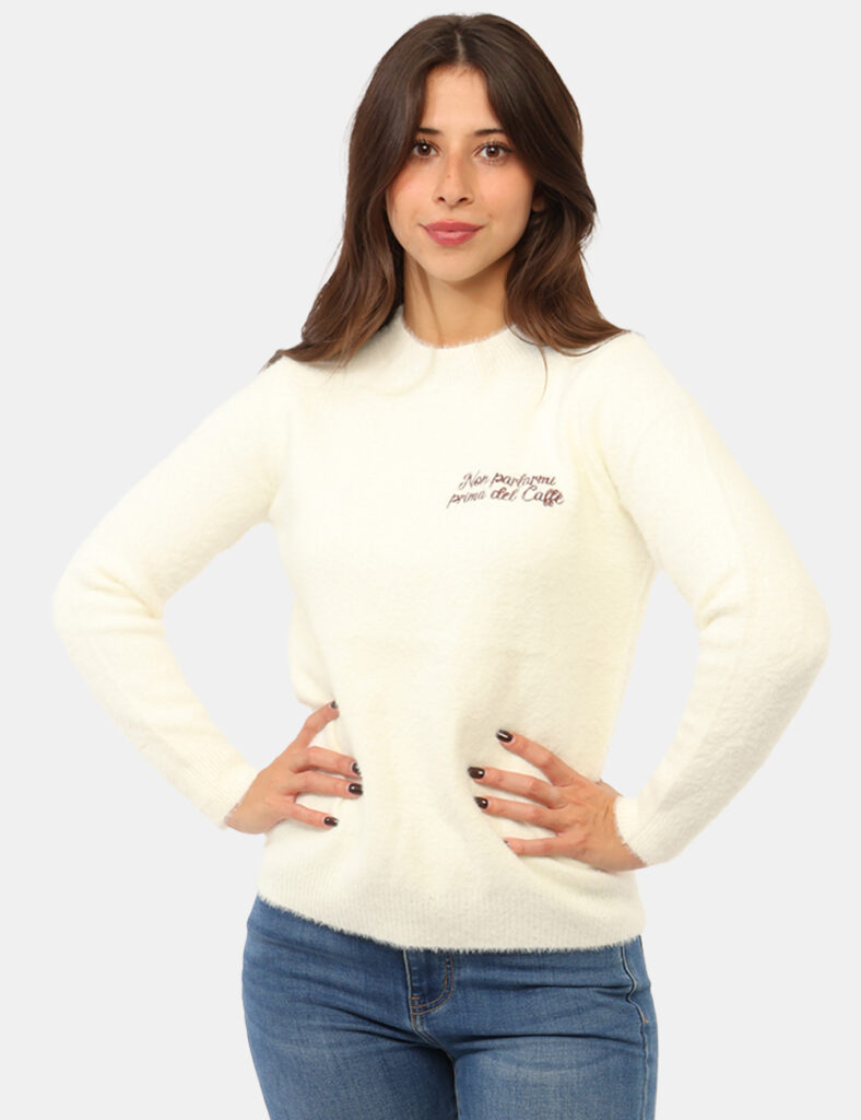 Abbigliamento donna scontato - Maglia Concept83 Marrone