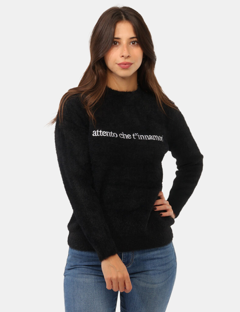 Abbigliamento donna scontato - Maglia Concept83 Nera