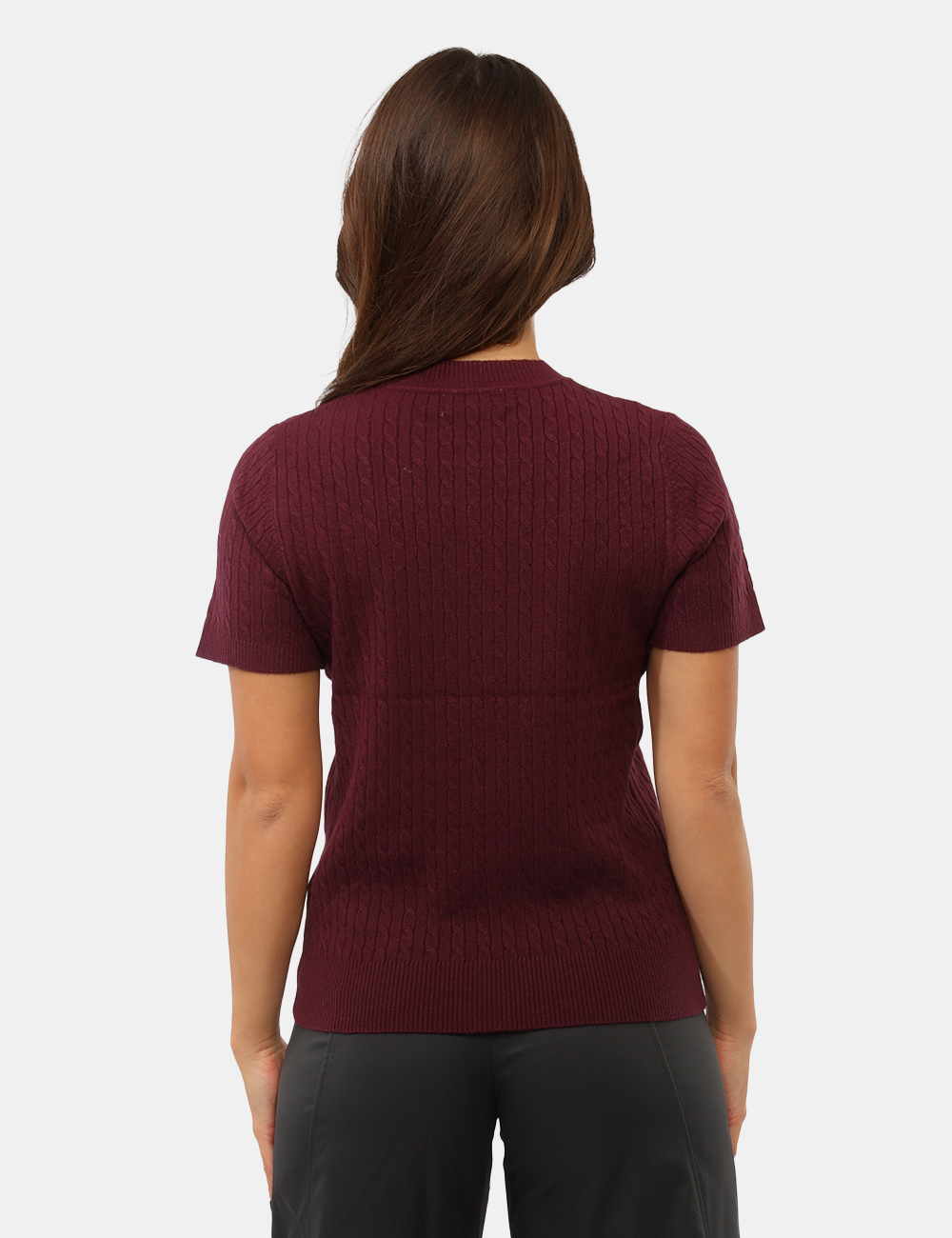 Maglia Materica Bordeaux - Maglia Materica Bordeaux da DonnaLa Maglia MATERICA Bordeaux da donna è un capo raffinato e versa
