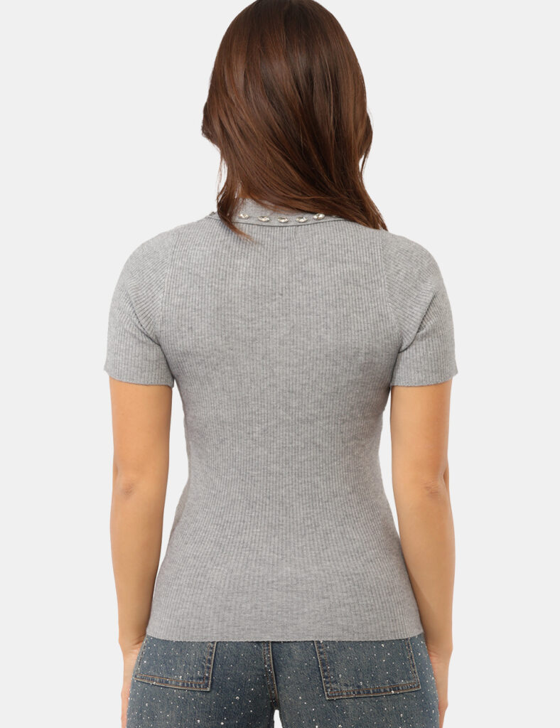 Abbigliamento donna scontato - Polo Rue De Clerie Grigia