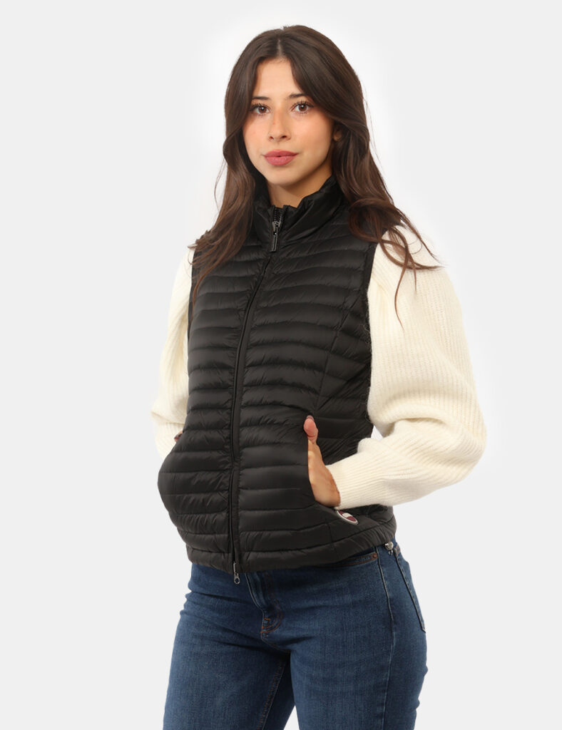 Piumino donna scontato - Smanicato Colmar Nero