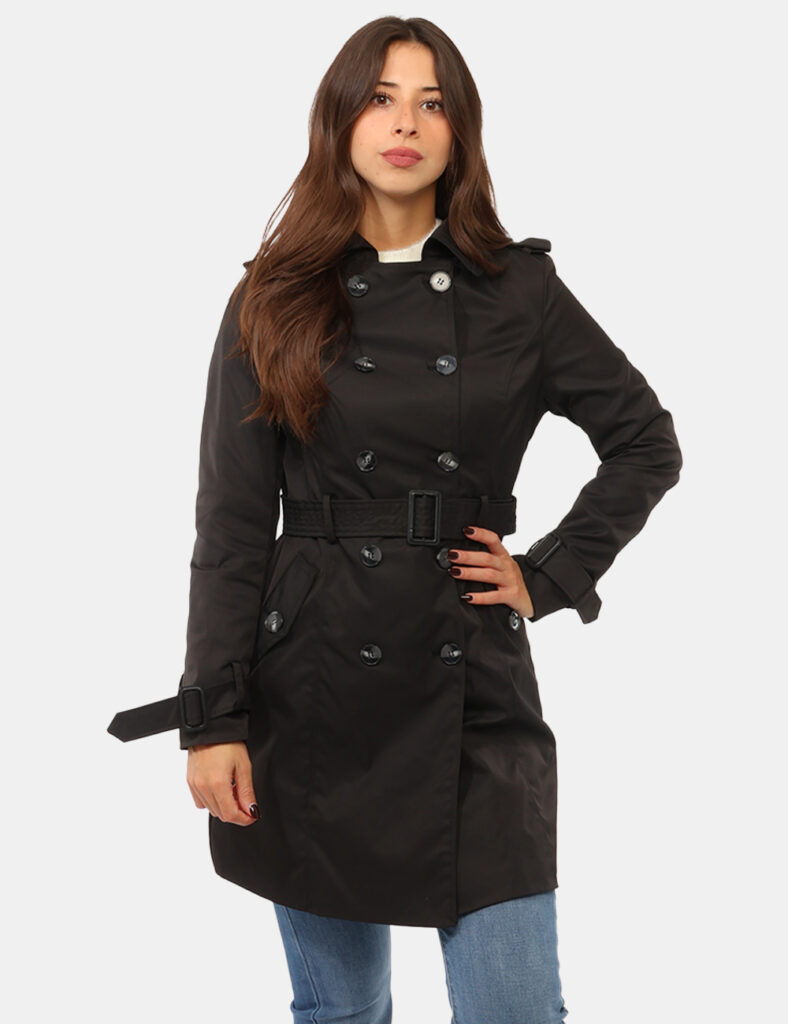 Abbigliamento donna scontato - Trench Concept83 Nero