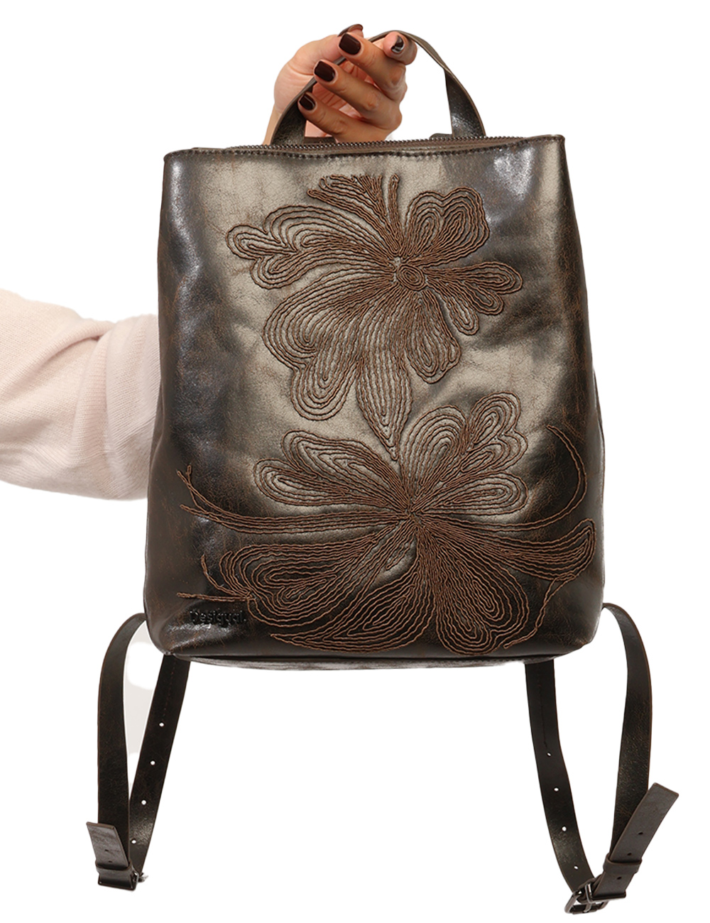Zaino Desigual Marrone - immagine 7