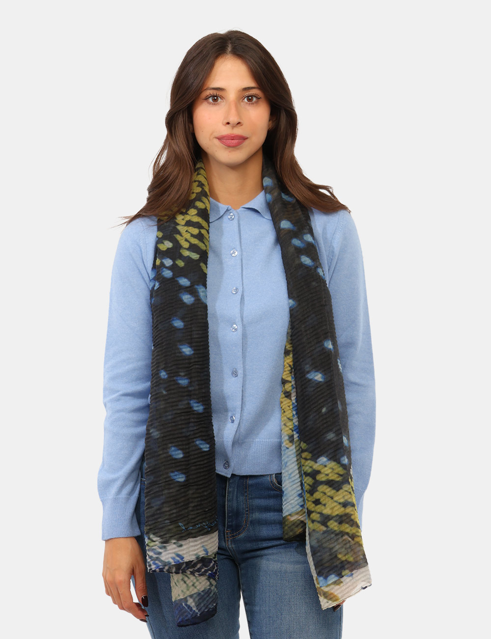 Foulard Desigual Nero - Foulard DESIGUAL Nero da donna Il Foulard DESIGUAL Nero da donna è un accessorio versatile e contemp