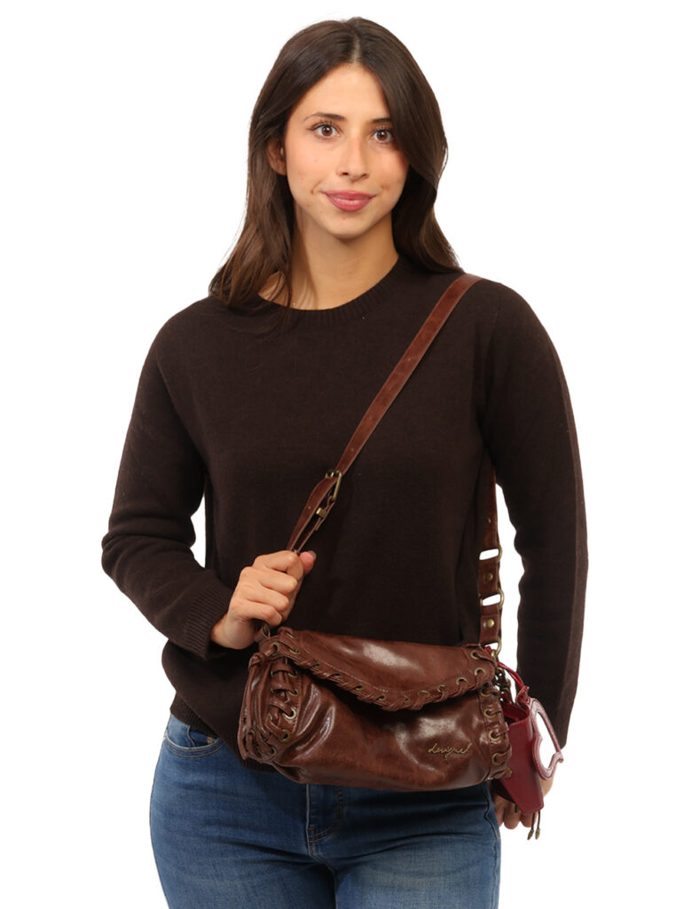 Borsa Desigual Marrone