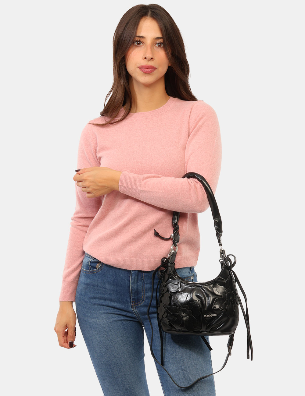 Borsa Desigual Nera - Borsa DESIGUAL Nera da donna La Borsa DESIGUAL Nera da donna è un accessorio compatto e versatile, pen