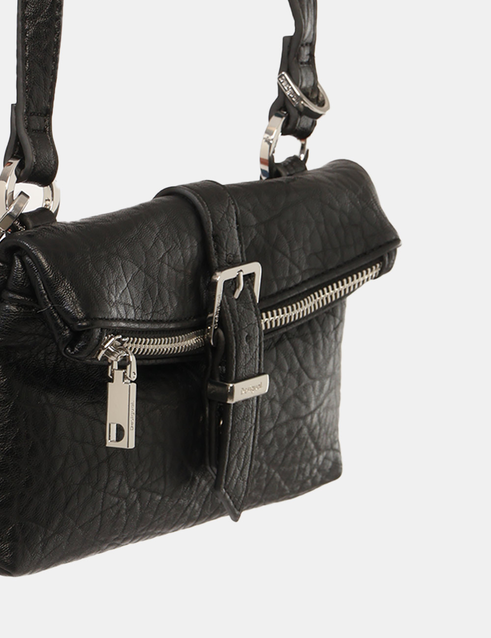 Borsa Desigual Nera - Borsa DESIGUAL Nera da donna La Borsa DESIGUAL Nera da donna è un accessorio compatto e versatile, pen