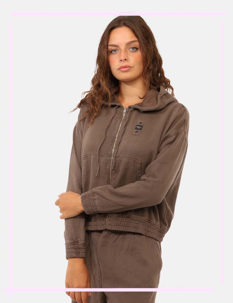 Abbigliamento donna scontato - Felpa Blauer Marrone tg.S