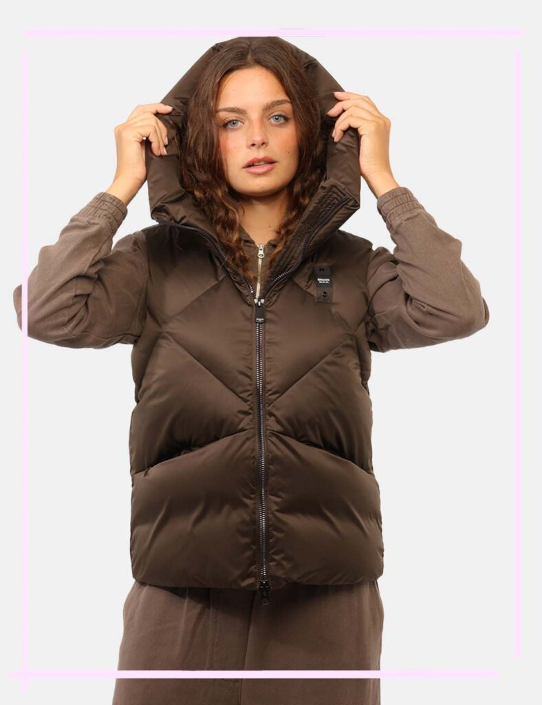 Abbigliamento donna scontato - Smanicato Blauer Marrone tg.S