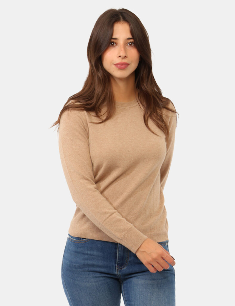 Abbigliamento donna scontato - Maglia Rue De Clerie Luxury Beige