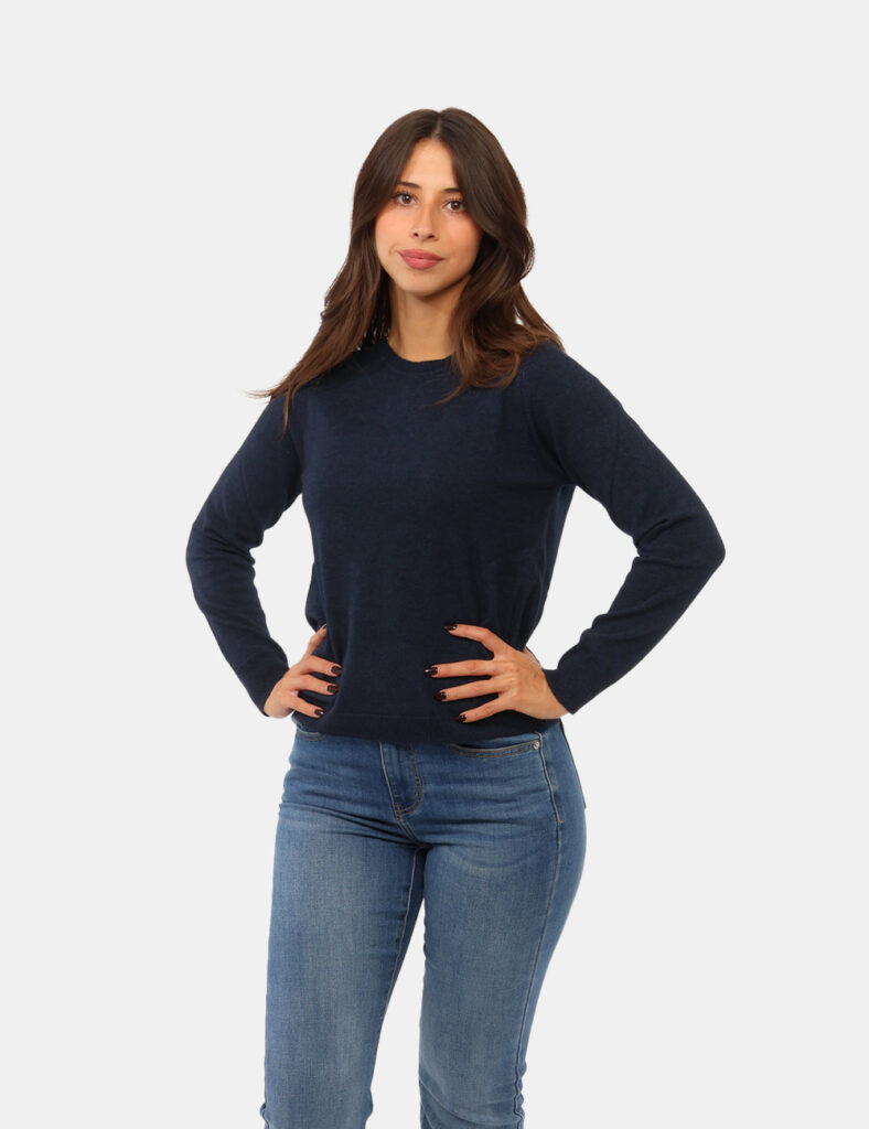Abbigliamento donna scontato - Maglia Rue De Clerie Luxury Azzurra