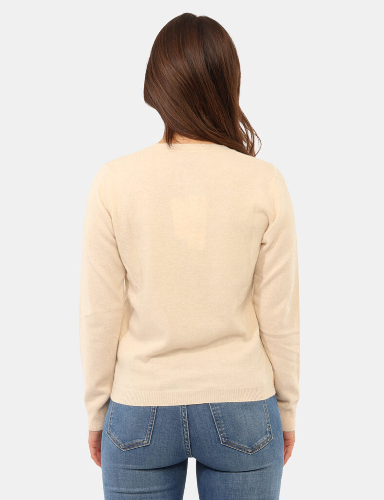 Abbigliamento donna scontato - Maglia Rue De Clerie Luxury Beige