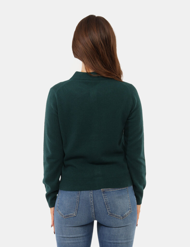 Abbigliamento donna scontato - Maglia Rue De Clerie Luxury Verde