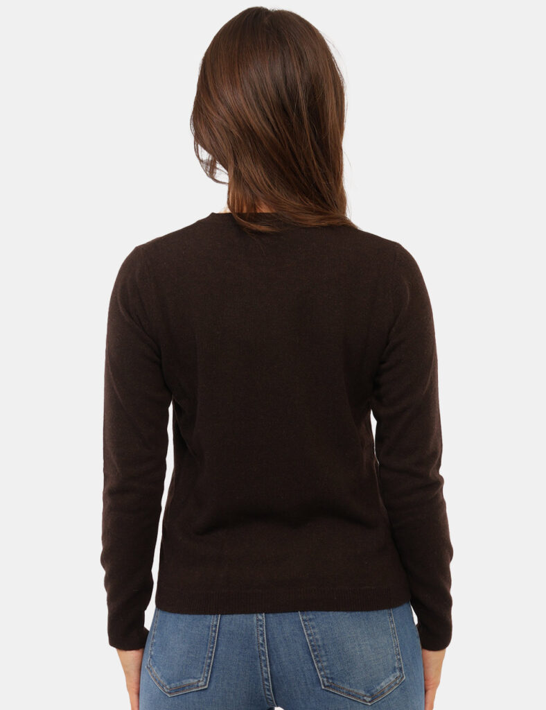 Abbigliamento donna scontato - Maglia Rue De Clerie Luxury Marrone