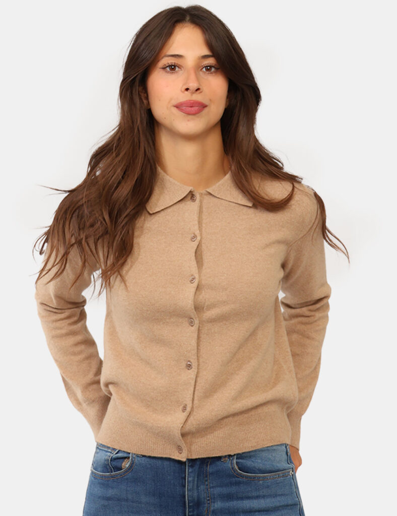 Abbigliamento donna scontato - Maglia Rue De Clerie Luxury Beige
