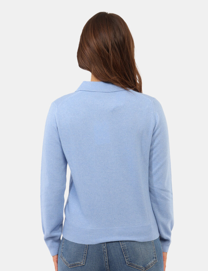 Abbigliamento donna scontato - Maglia Rue De Clerie Luxury Azzurra