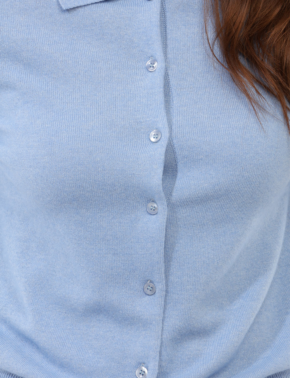 Maglia Rue De Clerie Luxury Azzurra - Maglia RUE DE CLERIE LUXURY Azzurra da donna La Maglia RUE DE CLERIE LUXURY Azzurra da