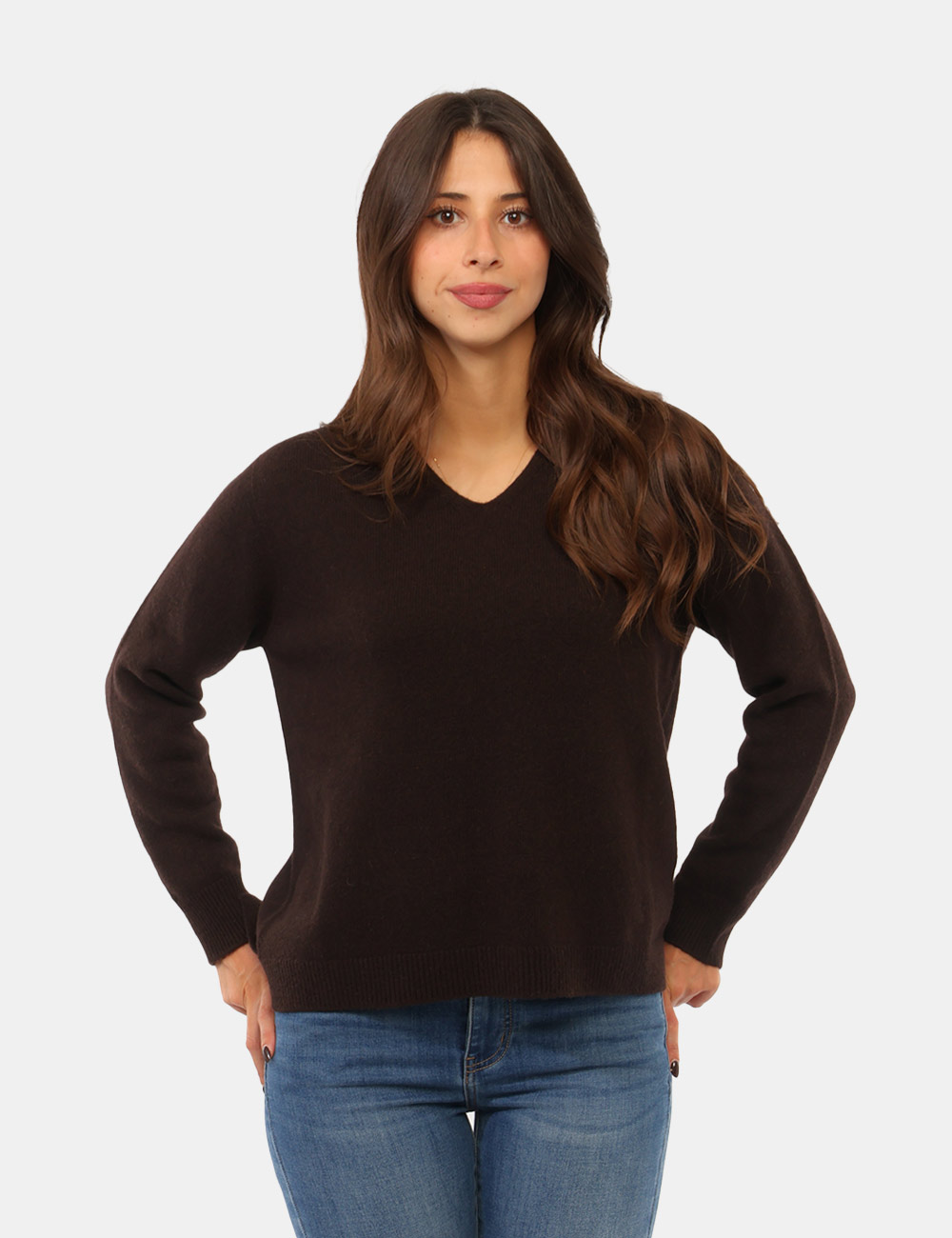 Maglia Rue De Clerie Luxury Marrone - Maglia RUE DE CLERIE LUXURY Marrone da donna La Maglia RUE DE CLERIE LUXURY Marrone da