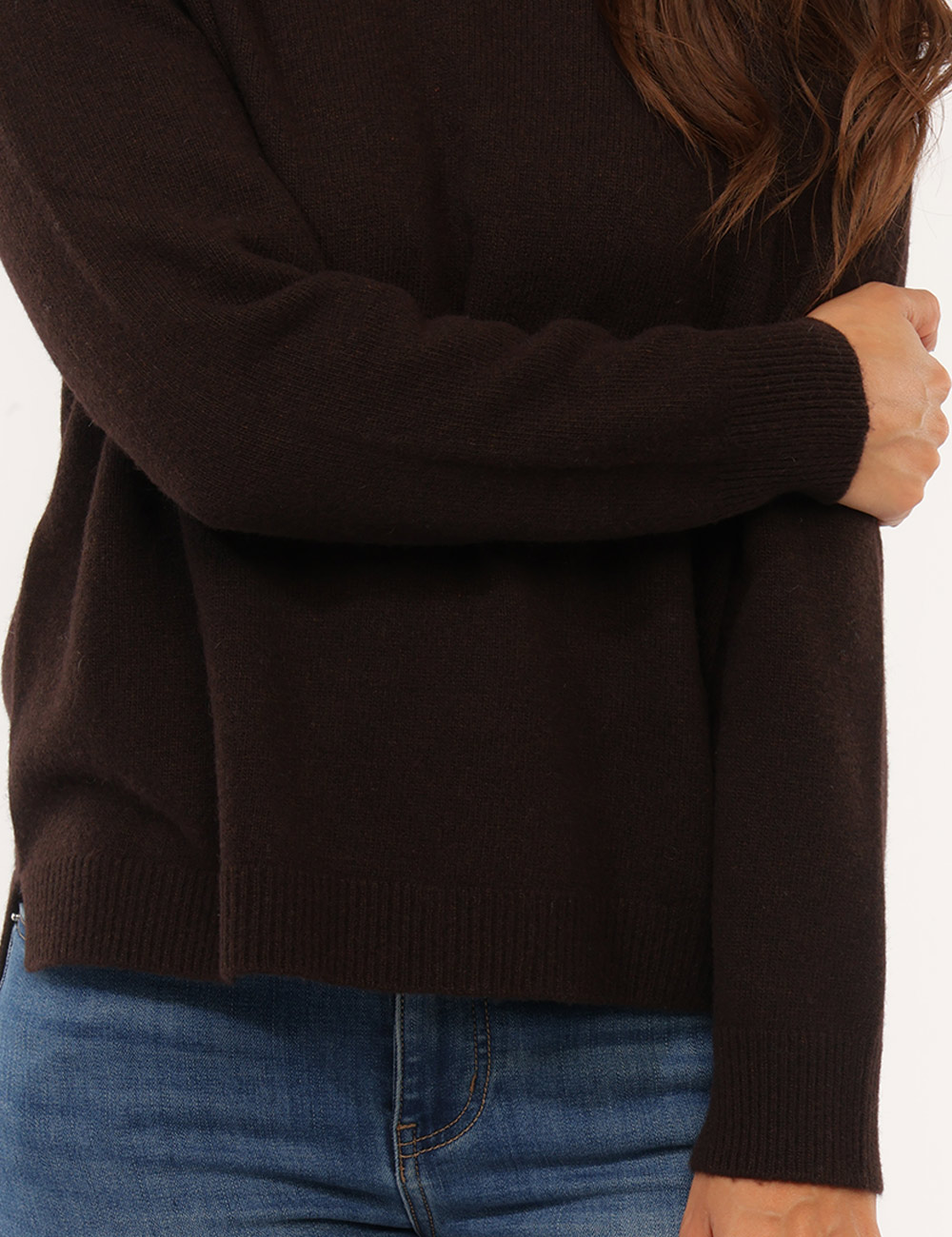 Maglia Rue De Clerie Luxury Marrone - Maglia RUE DE CLERIE LUXURY Marrone da donna La Maglia RUE DE CLERIE LUXURY Marrone da