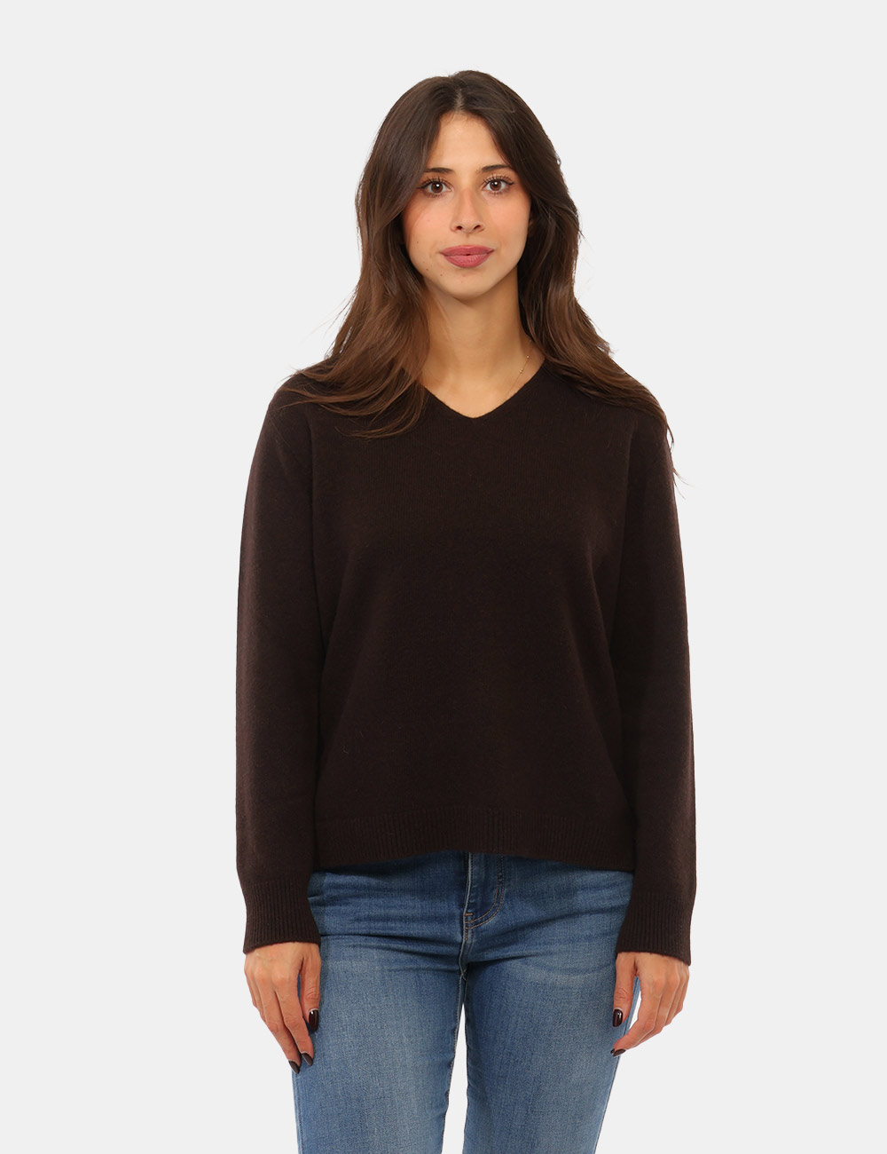 Maglia Rue De Clerie Luxury Marrone - Maglia RUE DE CLERIE LUXURY Marrone da donna La Maglia RUE DE CLERIE LUXURY Marrone da