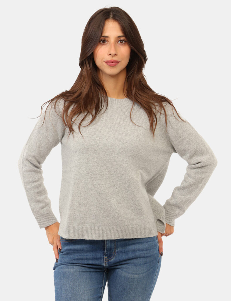 Abbigliamento donna scontato - Maglia Rue De Clerie Luxury Grigia