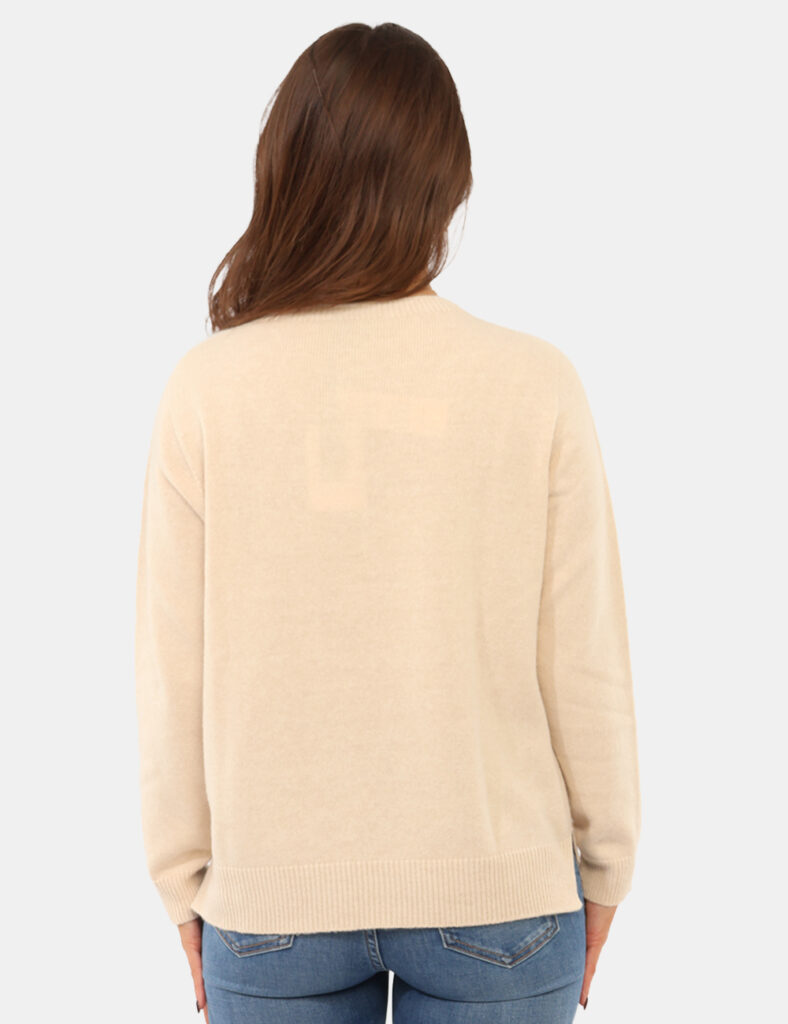 Abbigliamento donna scontato - Maglia Rue De Clerie Luxury Beige