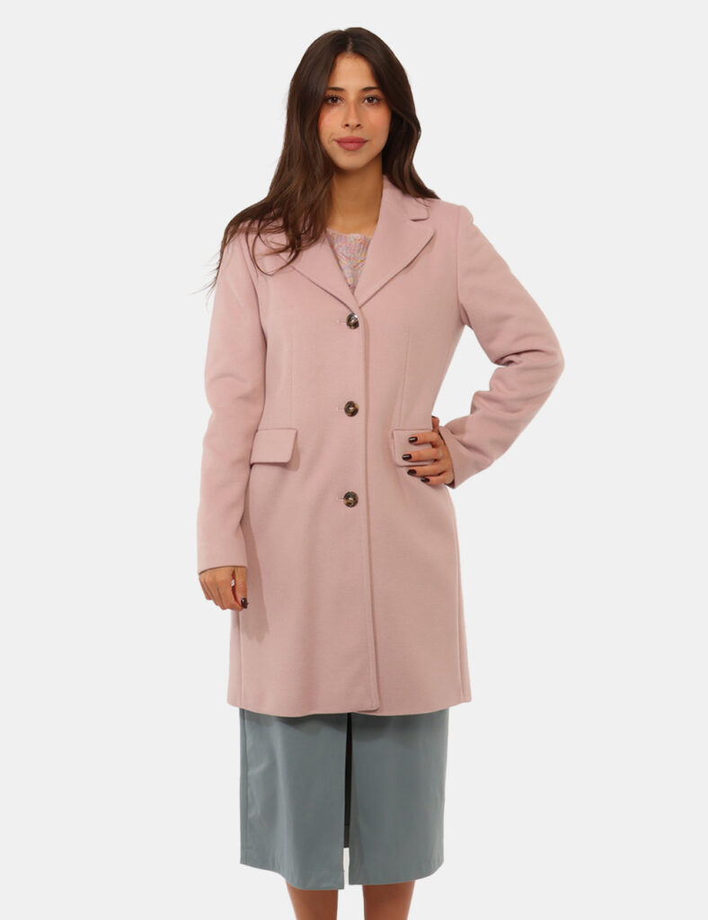 Abbigliamento donna scontato - Cappotto Emme Marella Rosa