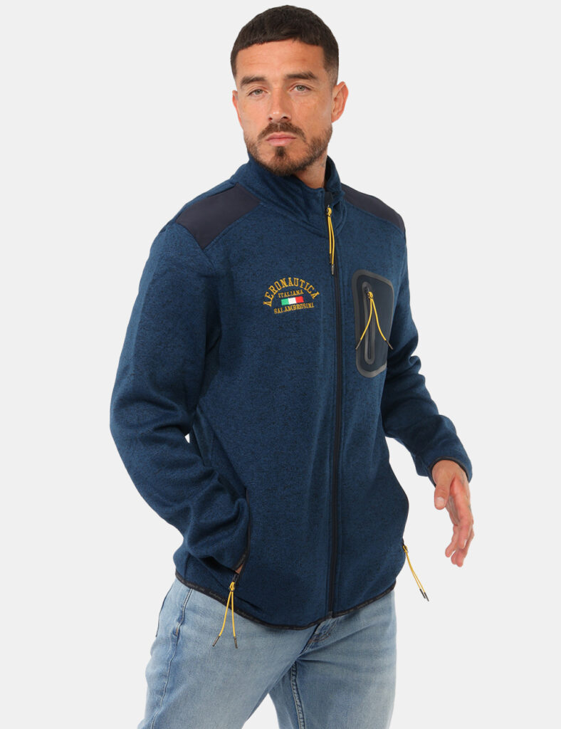 Felpa Aeronautica Italiana Blu