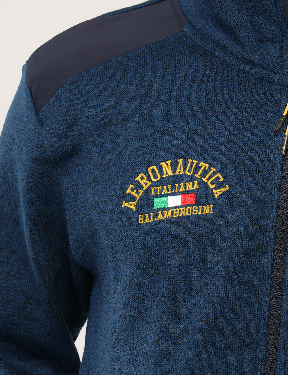 Felpa Aeronautica Italiana Blu - Felpa Aeronautica Italiana Blu da UomoLa felpa Aeronautica Italiana blu da uomo è un capo s