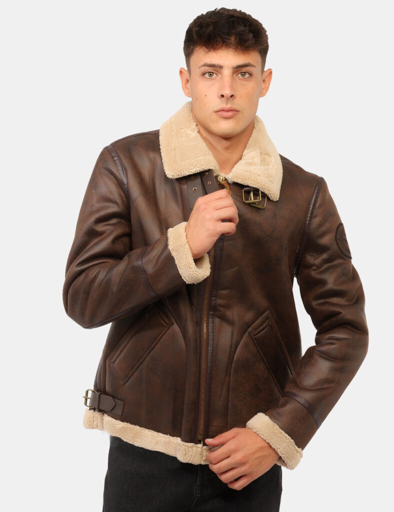 Giacca Aeronautica Italiana Marrone