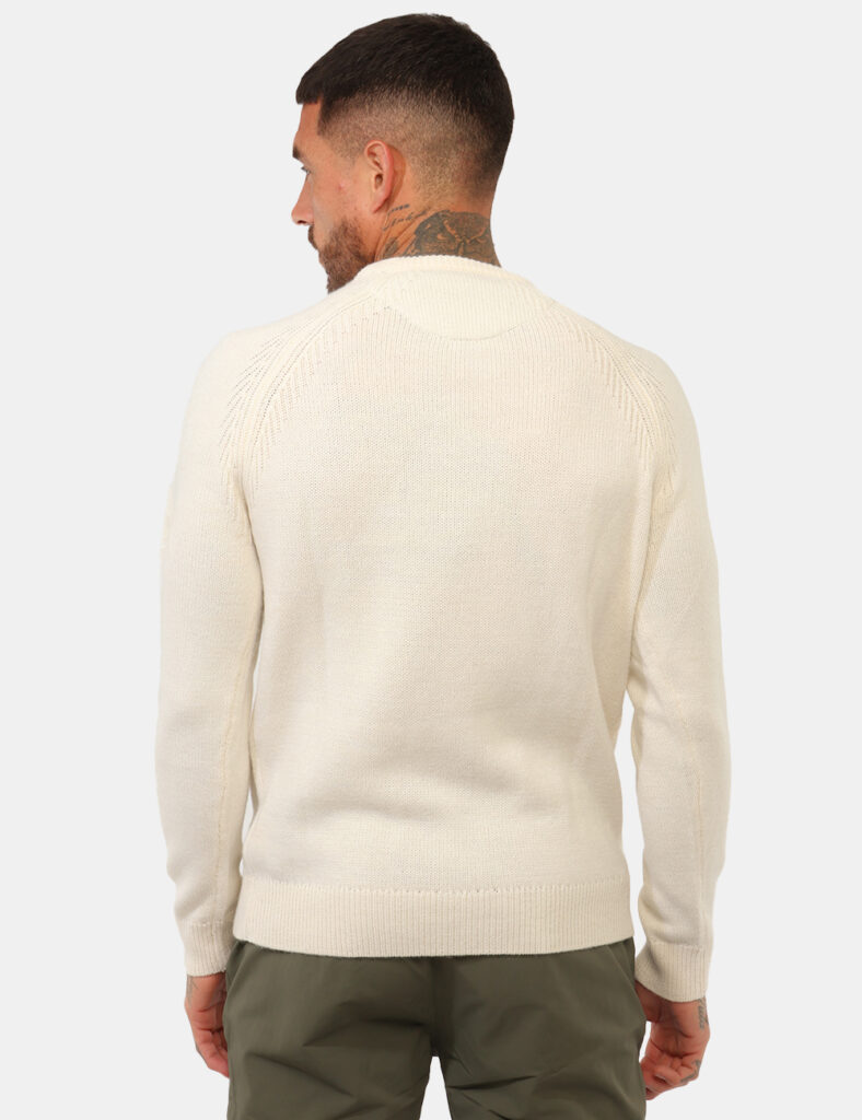 Outlet maglione uomo scontato - Maglia Aeronautica Italiana Bianca