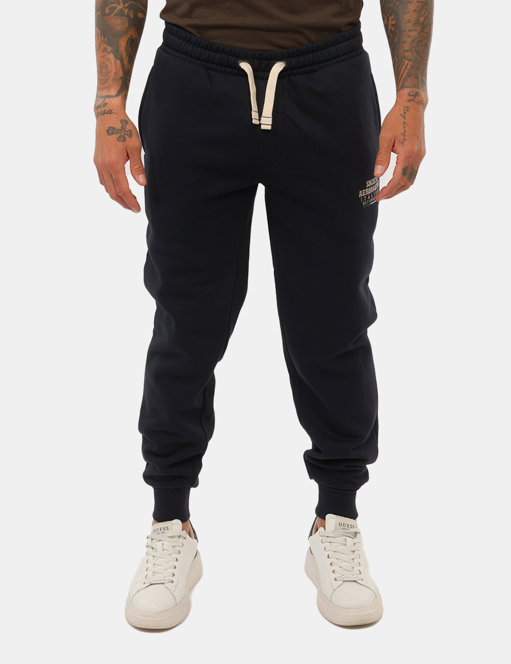 Pantalone della tuta Aeronautica Italiana Blu - Pantalone della tuta AERONAUTICA ITALIANA Blu da uomo Il Pantalone della tut